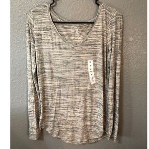 SO Long Sleeve V-Neck Tee